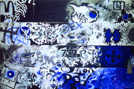 EGON ZIPPEL / Online Archive Ornamental / Technoid / Insectoid Acrylic and pigment on canvas