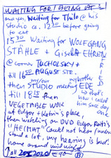 EGON ZIPPEL / Online Archive Waiting For 1993-2022 