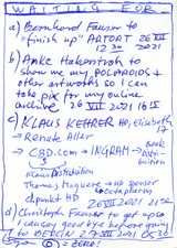 EGON ZIPPEL / Online Archive Waiting For 1993-2022 