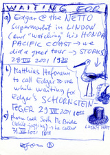 EGON ZIPPEL / Online Archive Waiting For 1993-2022 