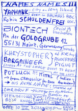 EGON ZIPPEL / Online Archive Names (real ones!) 