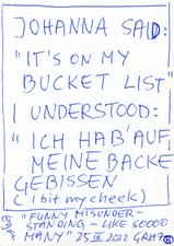 EGON ZIPPEL / Online Archive Johanna Says 