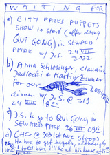 EGON ZIPPEL / Online Archive Waiting For 1993-2022 