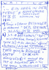 EGON ZIPPEL / Online Archive Waiting For 1993-2022 