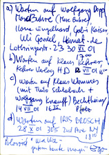 EGON ZIPPEL / Online Archive 2001 
