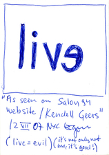 EGON ZIPPEL / Online Archive 2007 