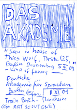 EGON ZIPPEL / Online Archive 2009 