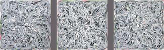 EGON ZIPPEL / Online Archive Ornamental / Technoid / Insectoid Acrylic on canvas