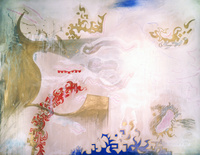 EGON ZIPPEL / Online Archive Ornamental / Technoid / Insectoid Acrylic and pigment on distressed canvas
