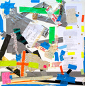 EGON ZIPPEL / Online Archive On Location Leftover materials from "319: THE MAN IN THE HIGH CASTLE" on canvas