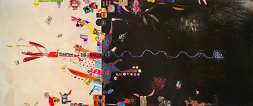 EGON ZIPPEL / Online Archive On Location Found materials from Berlin and Ethiopia on canvas