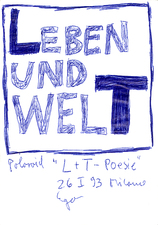 EGON ZIPPEL / Online Archive 1993 