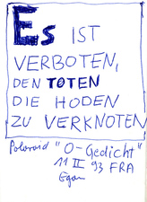 EGON ZIPPEL / Online Archive 1993 