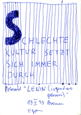 EGON ZIPPEL / Online Archive 1993 