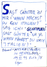 EGON ZIPPEL / Online Archive 1993 