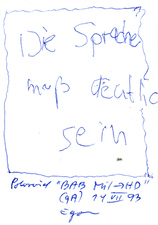 EGON ZIPPEL / Online Archive 1993 