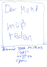 EGON ZIPPEL / Online Archive 1993 
