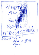 EGON ZIPPEL / Online Archive 1993 