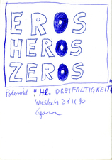 EGON ZIPPEL / Online Archive 1990 