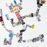 EGON ZIPPEL / Online Archive Devandalizing (in general) Stickers from NYC on canvas