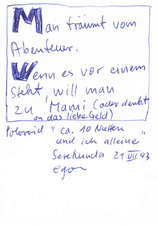 EGON ZIPPEL / Online Archive 1993 