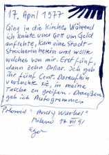 EGON ZIPPEL / Online Archive 1991 