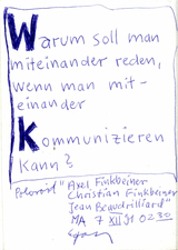 EGON ZIPPEL / Online Archive 1991 