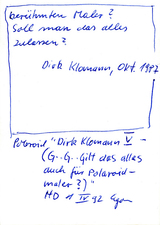 EGON ZIPPEL / Online Archive 1992 