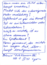 EGON ZIPPEL / Online Archive 1992 