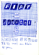 EGON ZIPPEL / Online Archive 1992 