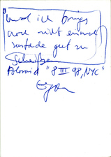 EGON ZIPPEL / Online Archive 1998 