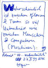 EGON ZIPPEL / Online Archive 1999 