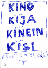 EGON ZIPPEL / Online Archive 1997 